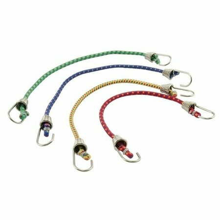 CARGOBUCKLE Cords 10in Mini Bungee, 4PK 06699